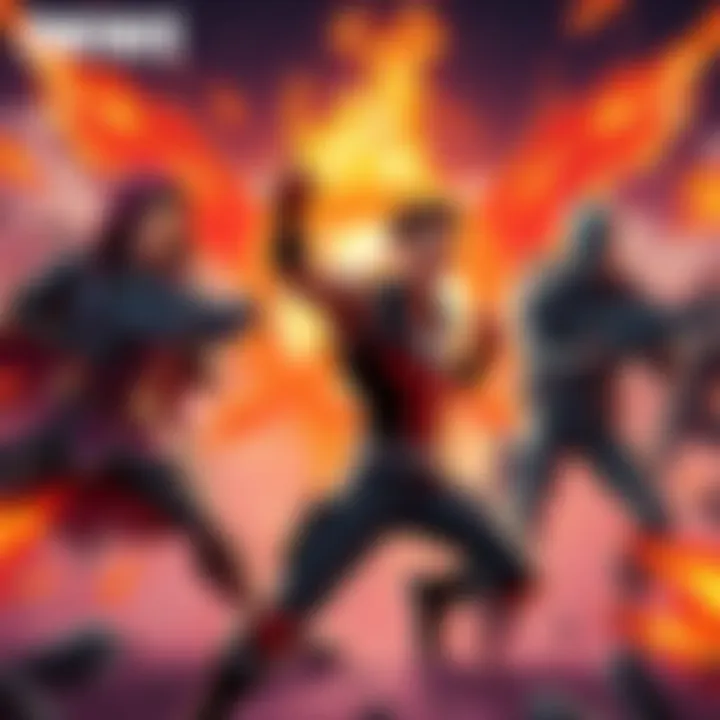 Fortnite and Hunger Games characters battle in an exciting crossover event