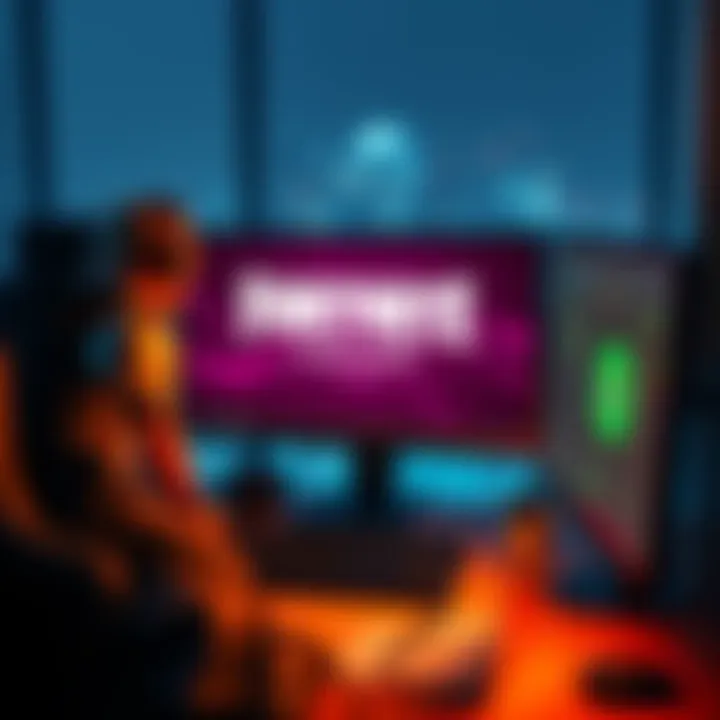 A creator faces a loading screen in Fortnite while working on a map, looking frustrated at their computer.