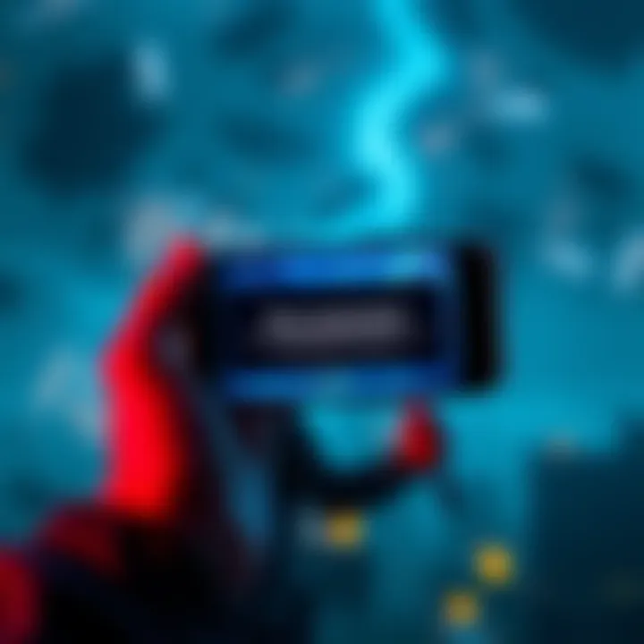 Mobile device displaying Fortnite connection error message