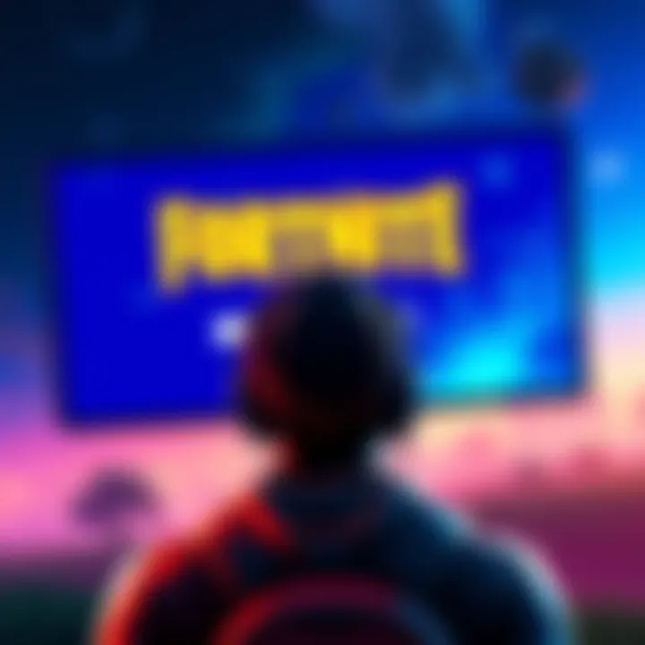 A player frustrated with Fortnite Mobile login issues, staring at a loading screen with the Fortnite logo.