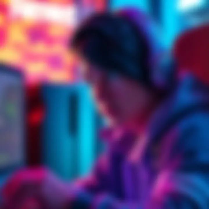 A player looking frustrated while playing Fortnite, facing issues with performance mode settings on their computer.