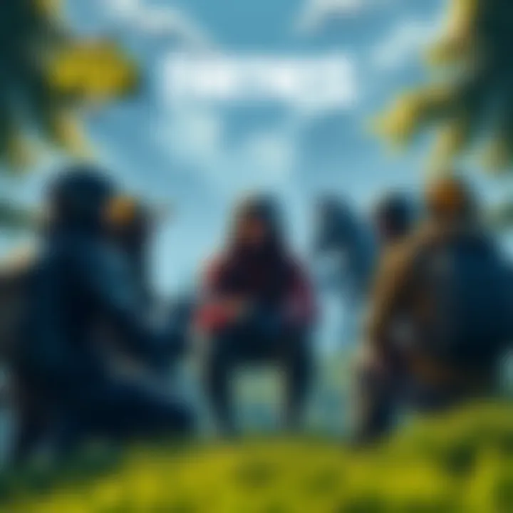 Group of Fortnite players talking about recent game updates and their effects