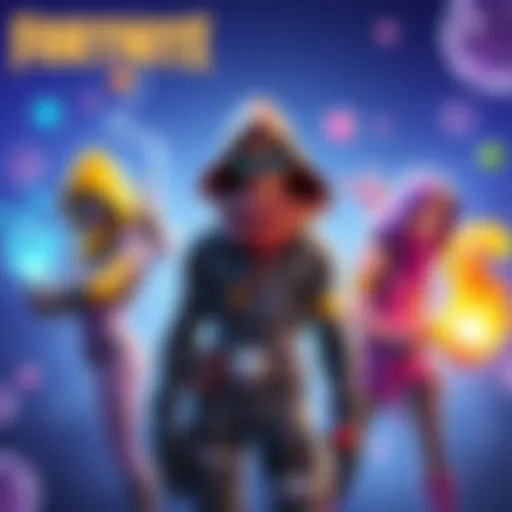 Several Fortnite skins imagined with various fun and quirky scents wafting around them