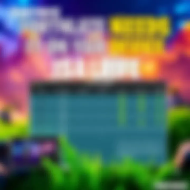 An infographic showing Fortnite's storage requirements across different devices