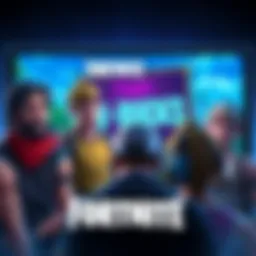 Fortnite characters looking worried as V-Bucks changes appear on a screen, representing concern among players and creators.
