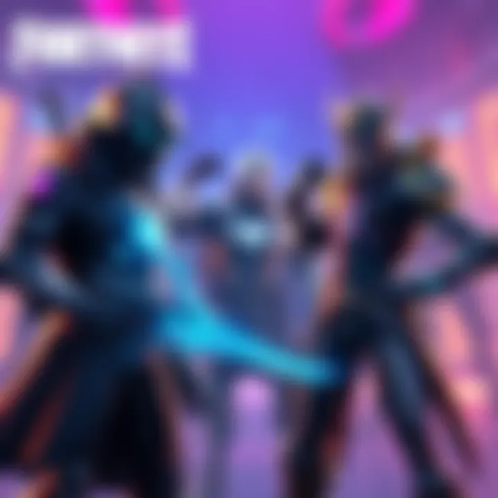 A graphic showing characters from Fortnite and Warframe together in a gaming environment, highlighting the collaboration.