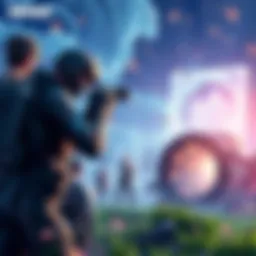 Players engaging in new challenges and game modes in Fortnite this weekend