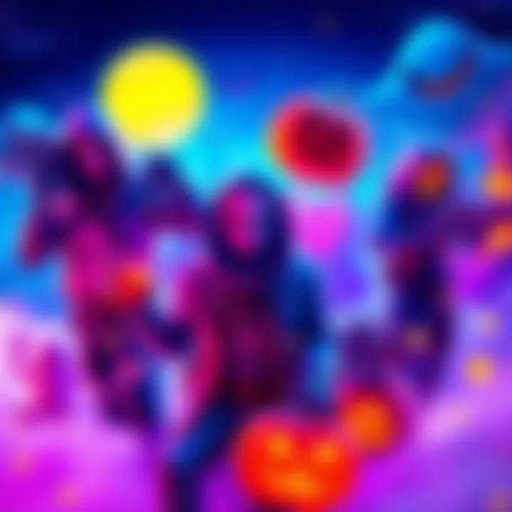 FortniteMares 2025 Halloween Bundles A vibrant display of FortniteMares 2025 bundles showcasing characters like Jason Voorhees and Ghostface with unique skins and weapons for Halloween.