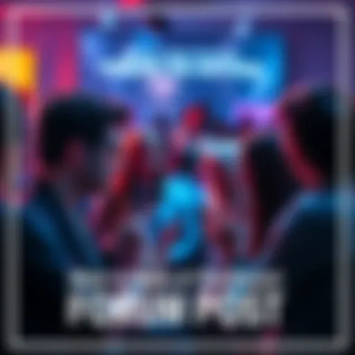 People engaging in a lively discussion about a recent forum post, sharing reactions and insights.