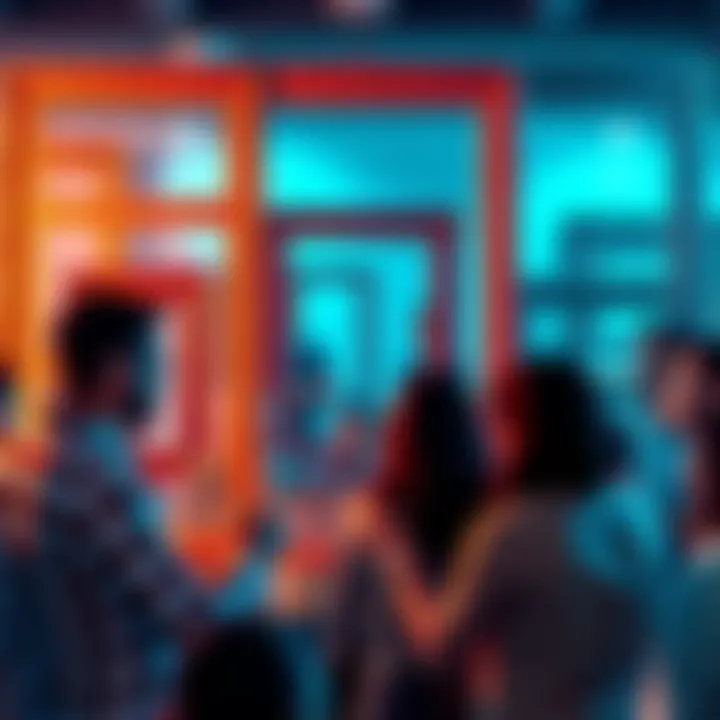 A group of people discussing different picture frames in a lively online forum