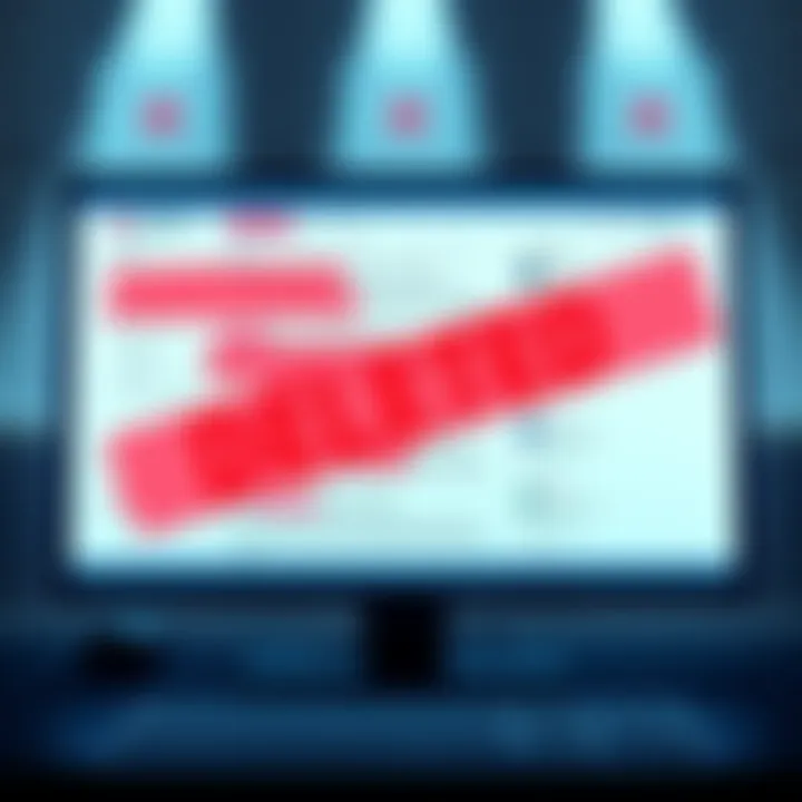 A digital illustration showing a computer screen displaying forum posts with some crossed out or disappearing, highlighting the issue of post deletion about player counts.