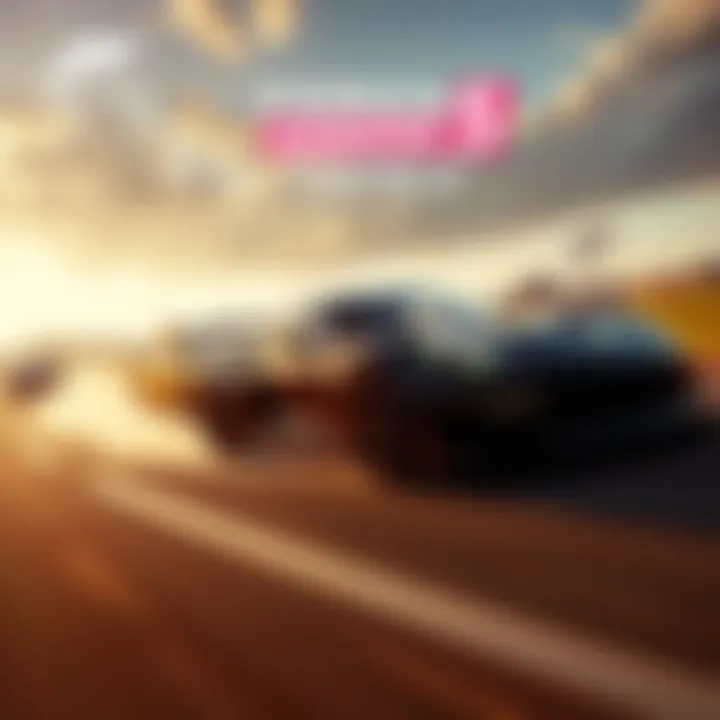 Screenshot of Forza Horizon 5 showcasing stunning graphics and racing action on PlayStation 5