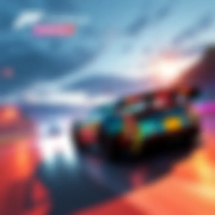 Forza Horizon 5 on PS5 Pro A vibrant scene from Forza Horizon 5 showcasing stunning graphics and racing action on PS5 Pro.