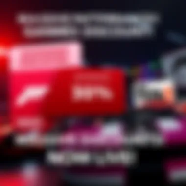 Promotion showing discounts on Forza games with logos of Forza Horizon 6, Horizon 5, and Motorsport