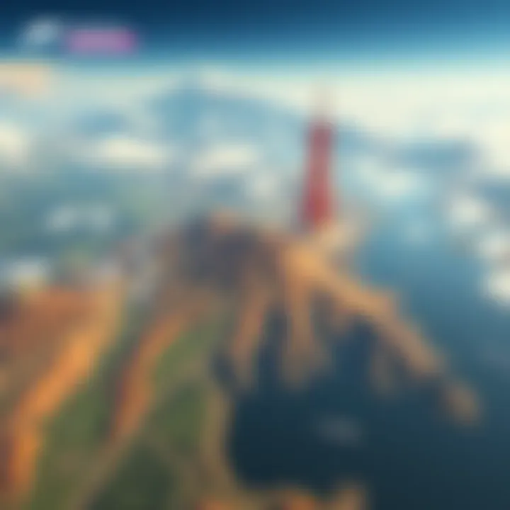 Forza Horizon 6 Japan Map A view of the expansive map in Forza Horizon 6, showcasing varied terrains and beautiful landscapes in Japan.