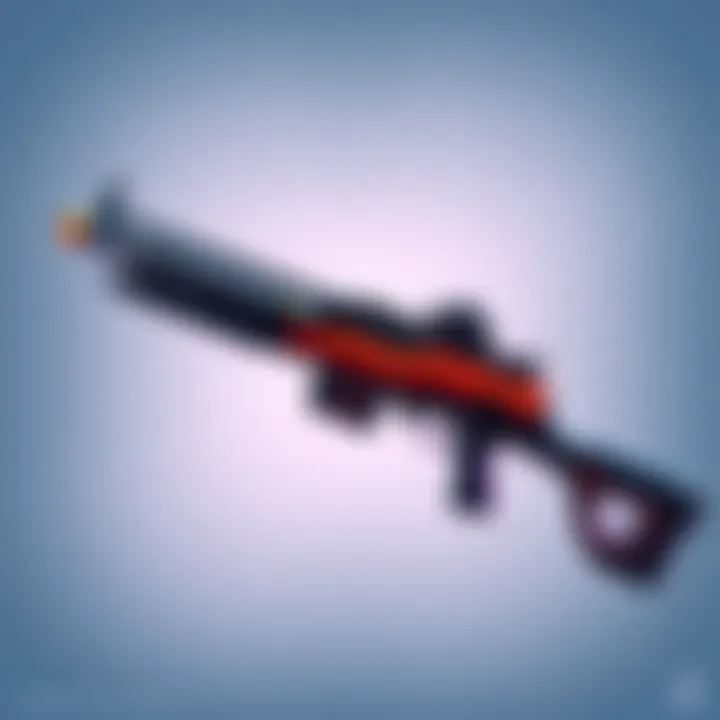 Concept art showing the Founder's Deconstructor Shotgun with creative designs by artist Ben Shafer