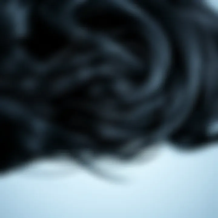A close-up of four black hairs displayed together, highlighting the limited variety that disappointed many people.