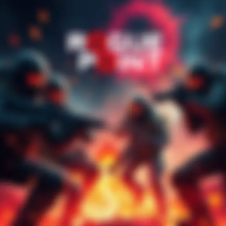 Four players cooperating in a shooter game with intense combat scenes