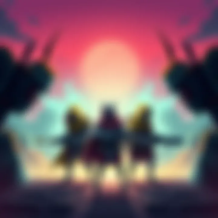 Four worst gaming skins Illustration of four poorly designed gaming skins representing the worst in gaming history