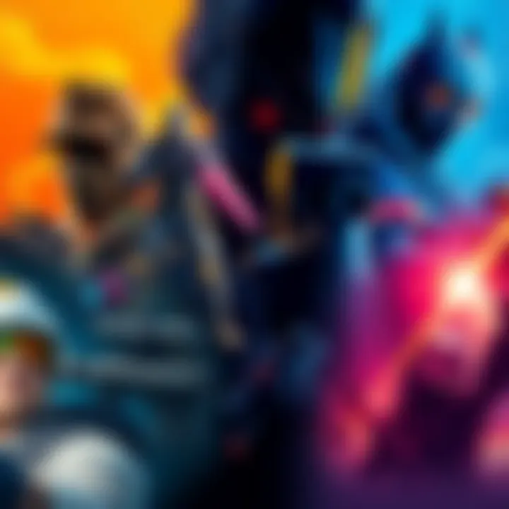 A collage of popular FPS game characters from Counter Strike 2, Valorant, Rainbow Six Siege, Overwatch 2, and Apex Legends in action