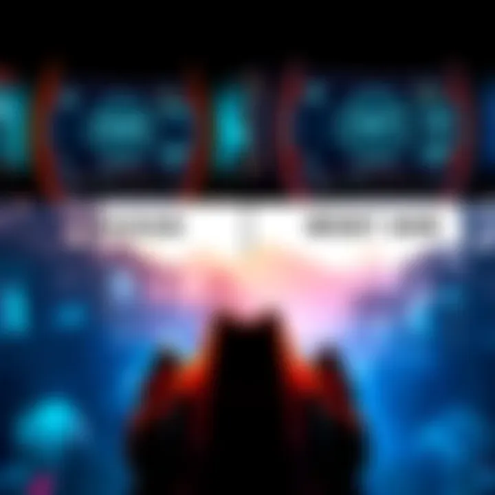 Side-by-side view of different FPS game HUD designs showing clean and cluttered layouts