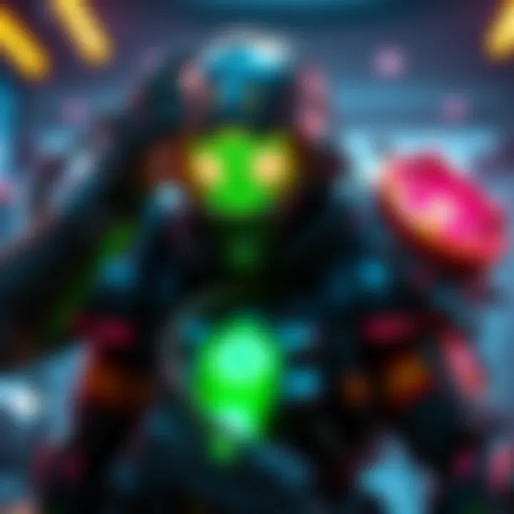 A character enhancing their frame with an Orkin reactor, showing increased mod capacity and vibrant energy effects.