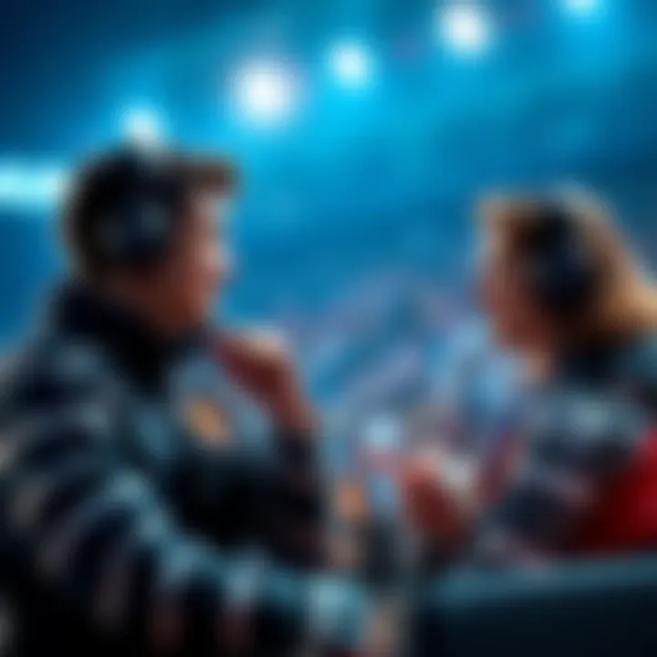 Fans discussing the performance of MM and Juicy for the third spot on France's EWC team.