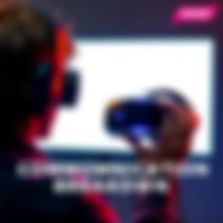 A person holding a PS5 VR2 headset, looking frustrated at a blank screen that shows no updates from the Franchise.