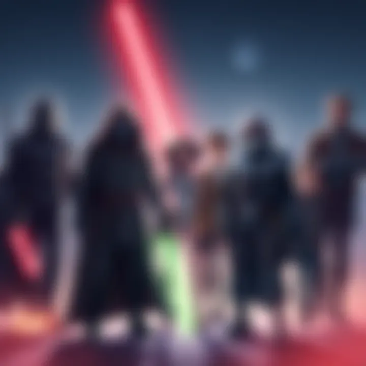 Key Characters in Franchise Future Illustration of various important characters standing together, symbolizing their impact on the franchise's future narratives