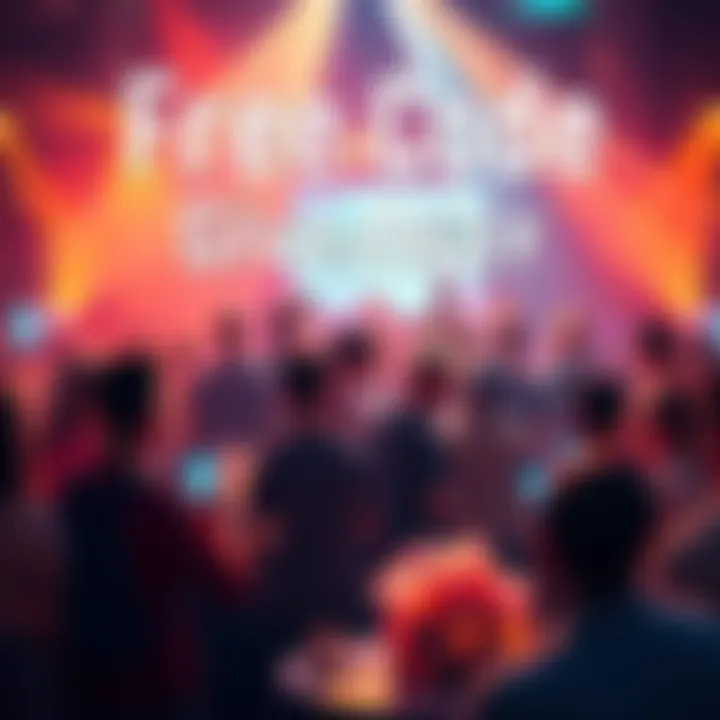 Free Code Giveaway Participants sharing codes and duplicate items for free in a lively community event.