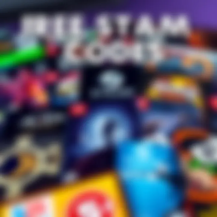 A collection of Steam game codes with popular titles like Alien Dark Descent displayed.