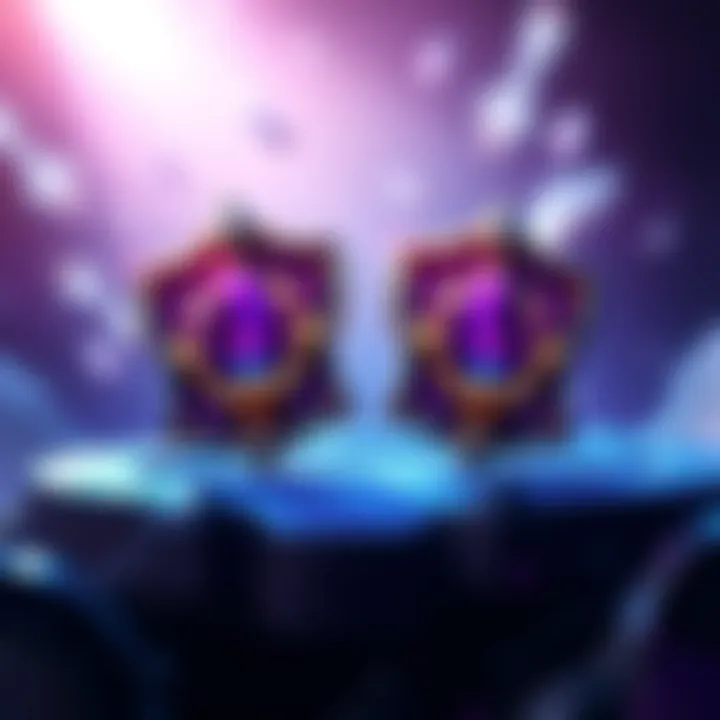 Free Violet Hold Commons Promotion Graphic showing a vibrant design with two Violet Hold Commons items, promoting a giveaway at Battle.net