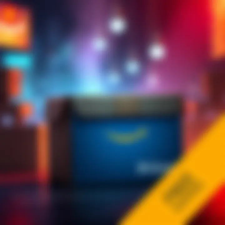 A delivery box with Amazon Prime logo showcasing free shipping for Sparking Zero