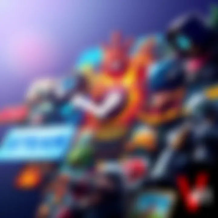 A colorful collection of game icons representing various free-to-play games available on Steam, showcasing their unique art styles and themes.