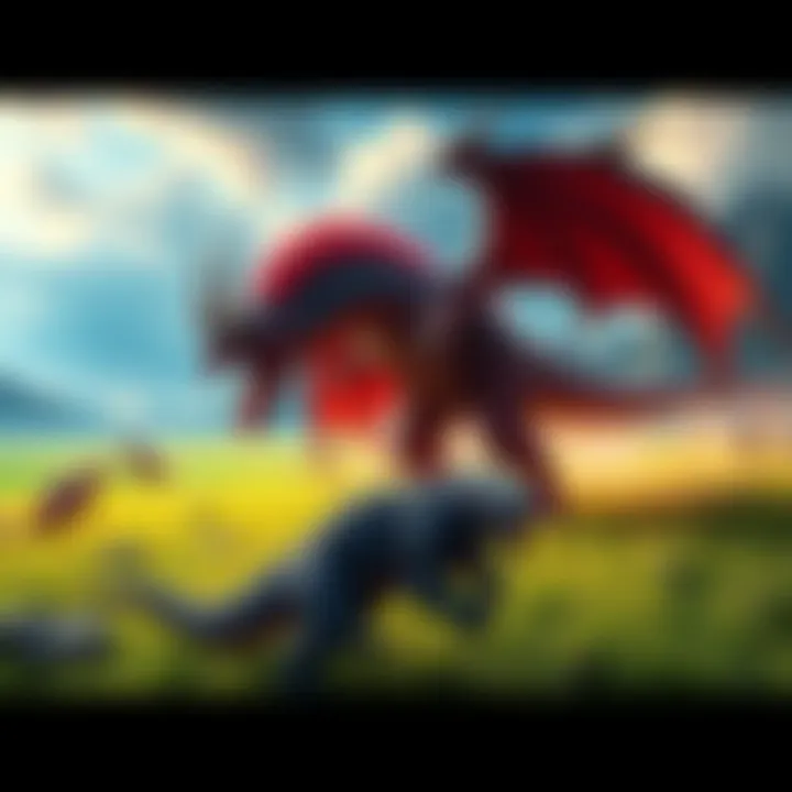 A scene from Horizon Forbidden West featuring a vibrant landscape with various monsters roaming freely in the background