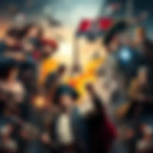 A collage of characters and scenes from video games based on the French Revolution, showcasing the excitement of historic battles and immersive environments.