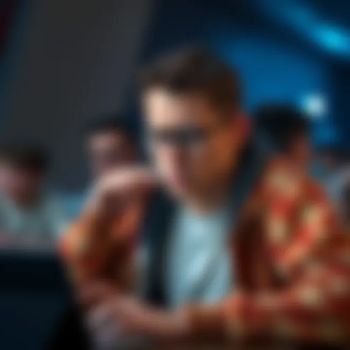 Friend looking disappointed after losing a game A friend sitting with a sad expression after losing a competitive game, showing emotions of disappointment and frustration.