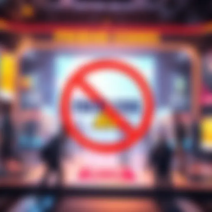 A graphic showing a crossed-out friend code symbol with a warning sign, highlighting the unavailability of friend codes for newcomers in STW.