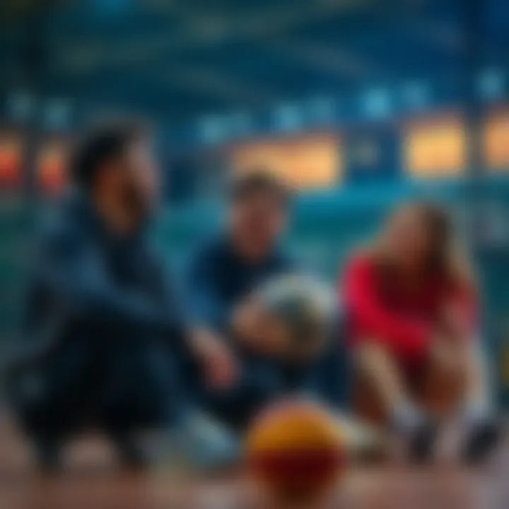 A group of friends enjoying a casual ball game in a low elo Quick Play match, laughing and having fun together.