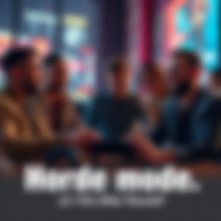 Four friends gathered around a game console, looking bored after playing Horde mode for a long time