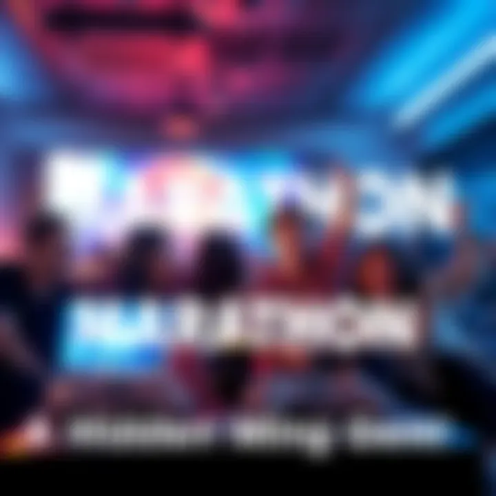 Group of friends enthusiastically playing Marathon video game, celebrating their gaming session and preparing for the upcoming server Slam.