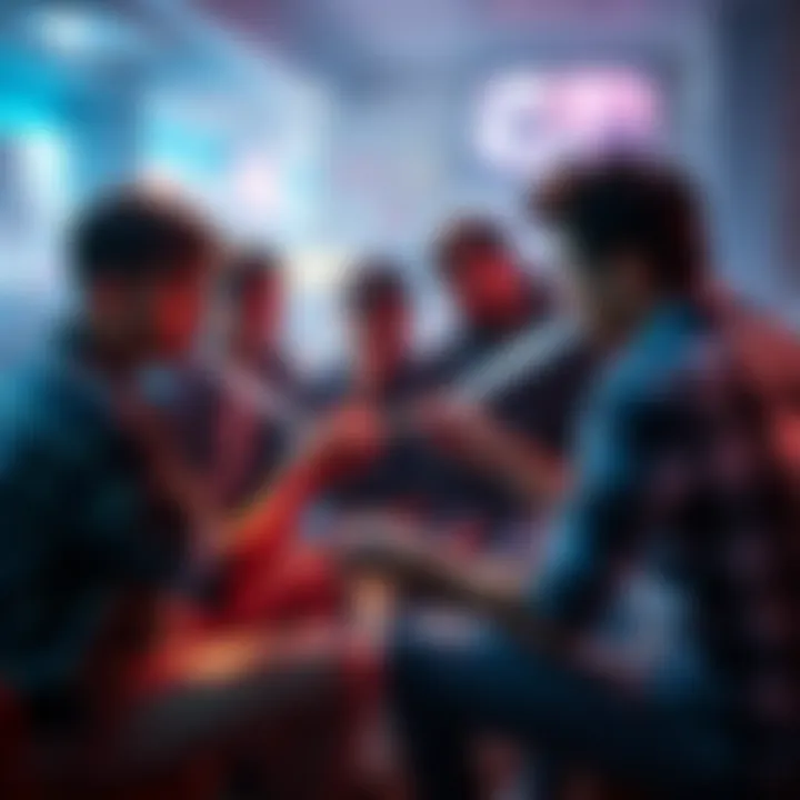 Group of friends sharing a blunt Friends sitting in a circle passing a blunt, looking confused and surprised during a smoking session