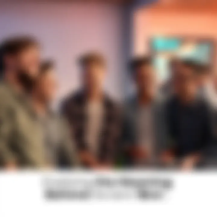 A group of young men laughing and talking, casually using the term 'Bro' in their discussion, showcasing a relaxed social atmosphere.