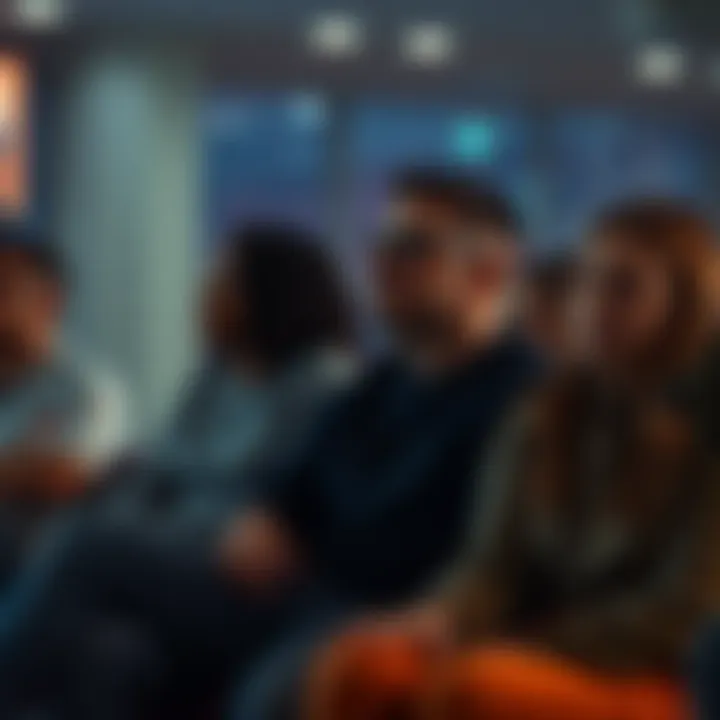 Group of friends looking disconnected A group of friends sitting together but appearing distant and lost in thought, highlighting feelings of emotional disconnect despite being surrounded by others.