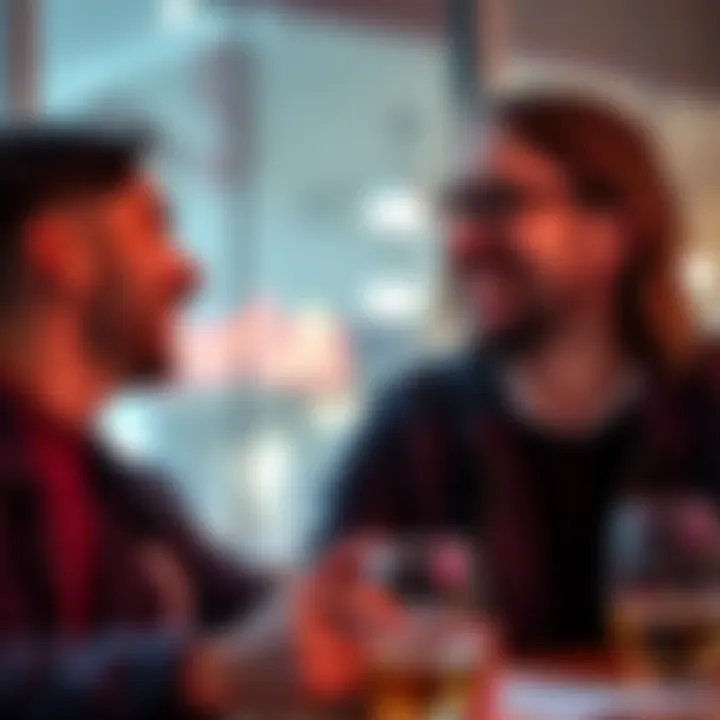 Two friends laughing together, showcasing their bond and connection, reflecting their compatibility.