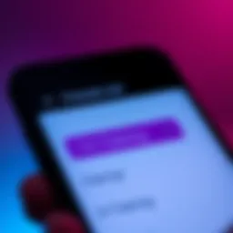 A phone screen showing different friends list status options, highlighting 'I'm Training' and 'In Training'.