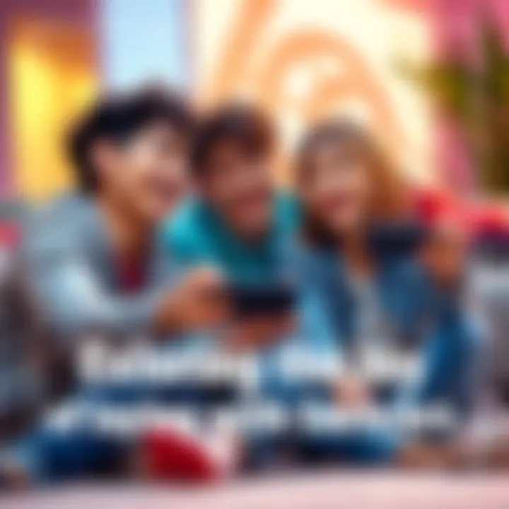 Two friends playing Nintendo Switch together Two gamers enjoying a game on the Nintendo Switch, sharing laughs and playing cooperatively