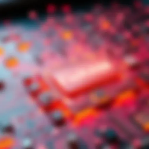 A visual representation of FrieRAM's innovative memory management approach with interconnected nodes and memory chips.