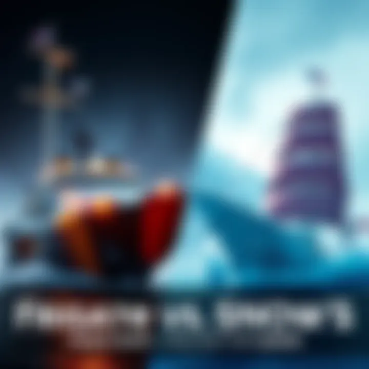 A side-by-side view of a Frigate ship and a Snow ship, highlighting their features for solo players.