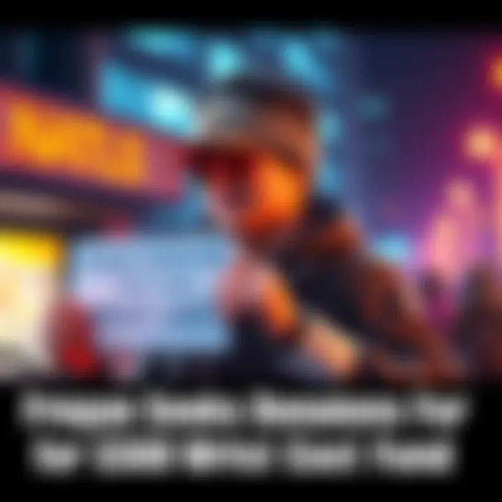 Frogan holding a sign asking for donations for a wrist cast, looking hopeful